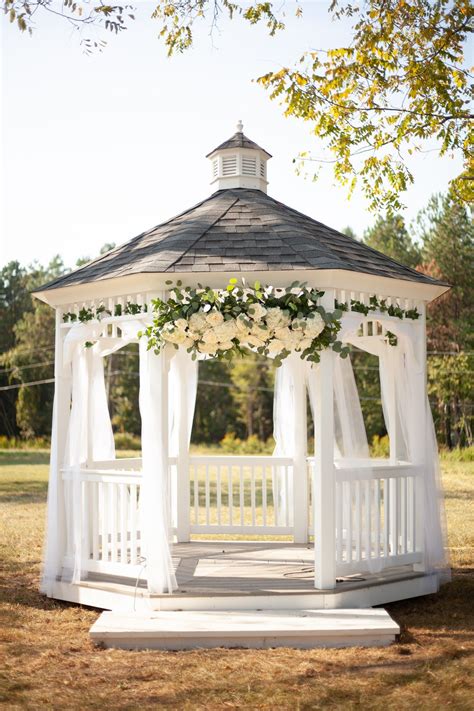 Wedding Gazebo Flowers, Gazebo Wedding Ceremony, Gazebo Wedding