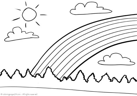 Arco Iris 4 | Dibujos para Colorear 24