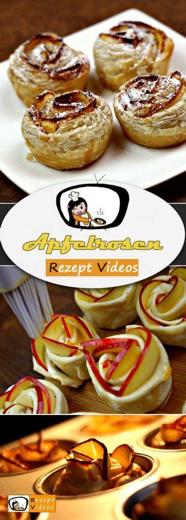 Noch mehr rezepte und videos sehen. Apfelrosen Rezept mit Video - Kuchenrezept/ Backrezepte ...