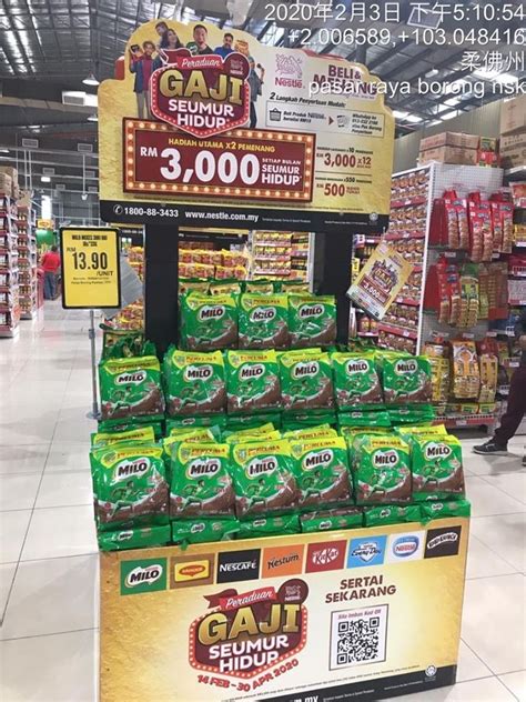 Nestle Malaysia Tawar Peluang Menang 'Gaji Seumur Hidup' Hanya Dengan