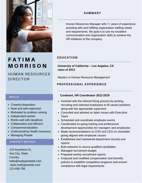 I have enclosed my resume for your consideration. Human Resources Director Resume Samples & Templates [PDF ...