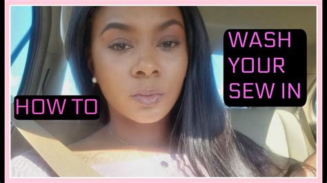 How To Wash Your Sew In At Home Simple Tutorial The Hair