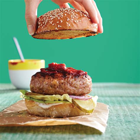 Turkey Burgers With Cranberry Ketchup Today S Parent