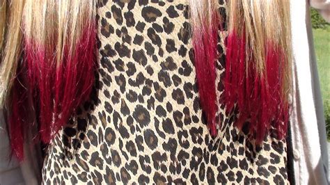 How To Dip Dye The Ends Of Your Hair Pink Youtube