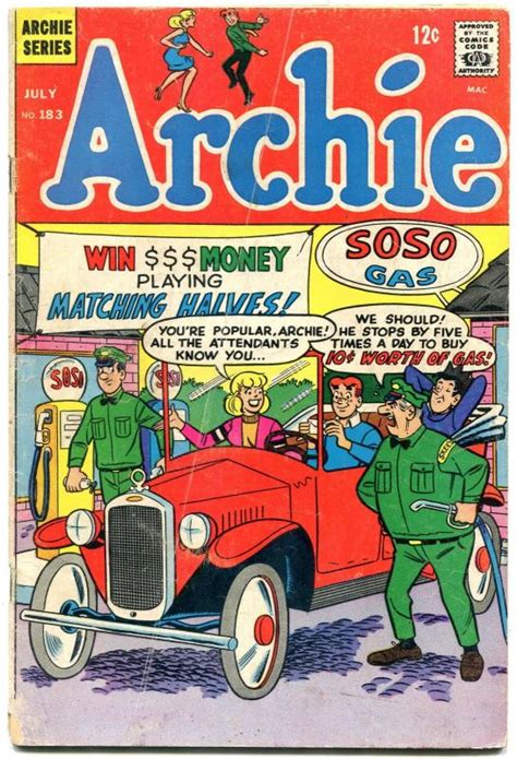 Archie Comics 183 1968 Silver Age Betty And Veronica Vg Comic Books Silver Age Archie