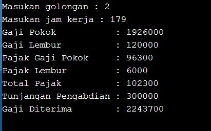 Contoh Program Pascal Menghitung Gaji Karyawan Kelas Programmer The