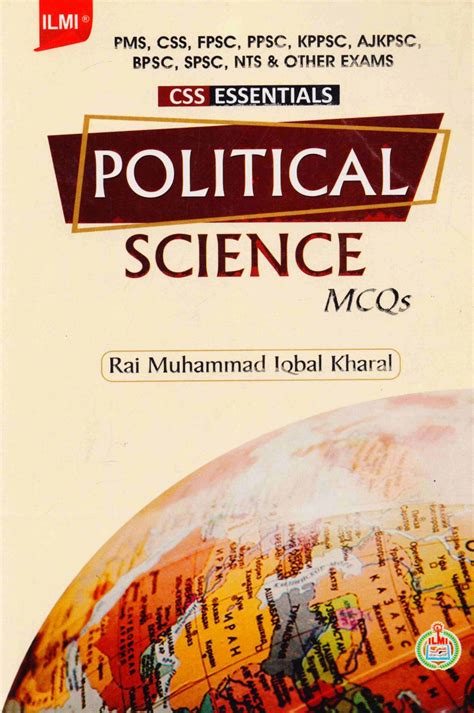 Ilmi Political Science MCQs Book By Rai M Iqbal Kharral Pak Army Ranks