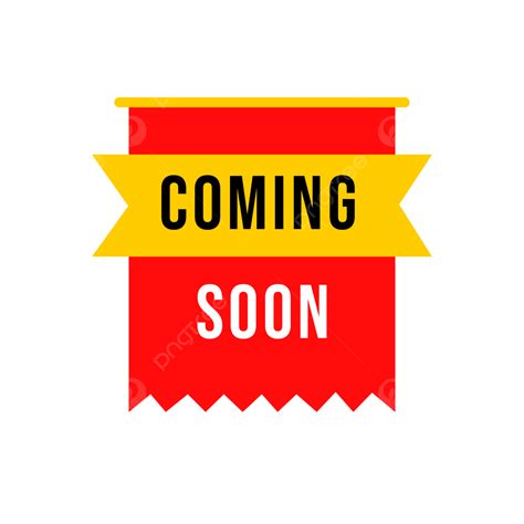 Coming Soon Banner Vector Hd Images Red Coming Soon Banner Sign