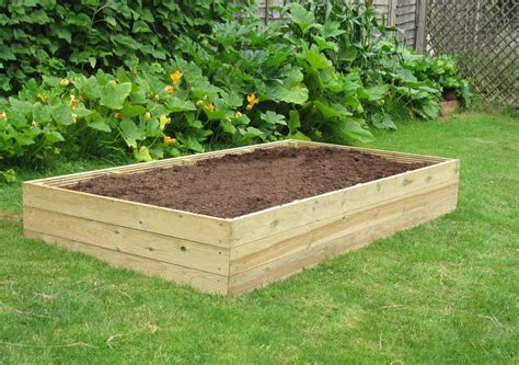 8ft X 4ft Wooden Raised Bed Kit Access Garden Products