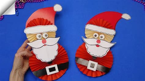 Diy Paper Crafts Paper Toys Christmas Crafts Santa Claus Diy Santa