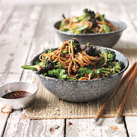 Soba Noodles With Broccoli And Sweet Soy Ginger And
