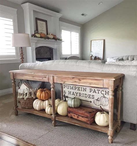 23 Amazing Ways To Style Your Console Table With Fall Decor