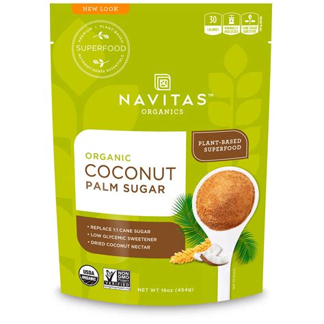 Navitas Organics Organic Coconut Palm Sugar 16 oz 454 g - Walmart.com ...