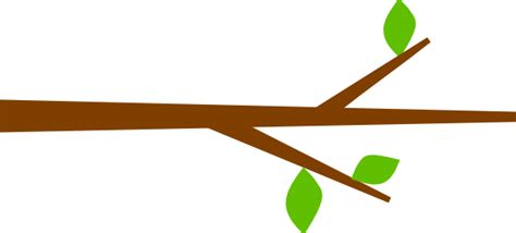 Tree Branch With Leaves Clip Art At Clker Com Vector Clip Art Online