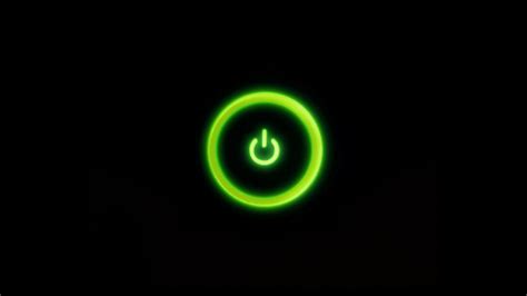 Green Power Button Xbox 360 1920x1080 Wallpaper Video