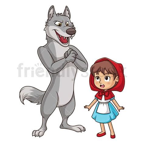 Little Red Riding Hood Wolf Cartoon