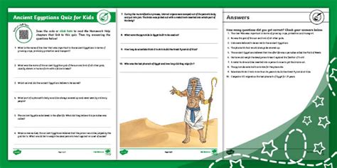 ancient egypt quiz twinkl