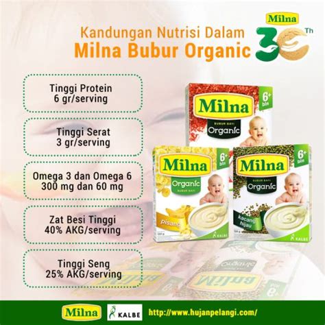 Promina bubur tim 8+ kategori: Milna Bubur Bayi Organik | Hujanpelangi Blog