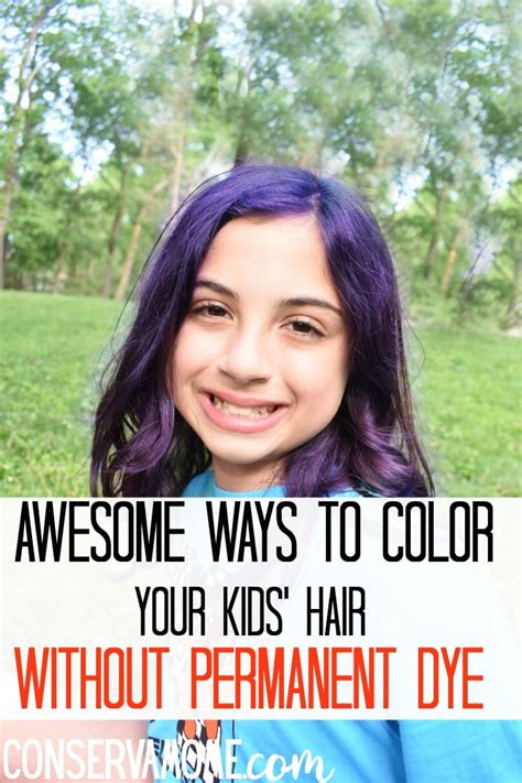 Awesome Ways To Color Your Kids Hair Without Permanent Dye