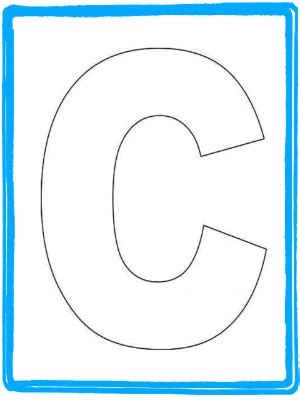 preschool letter craft for letter c | Alphabet Letter C Template and Letter 'C' Song | Kiboomu ...