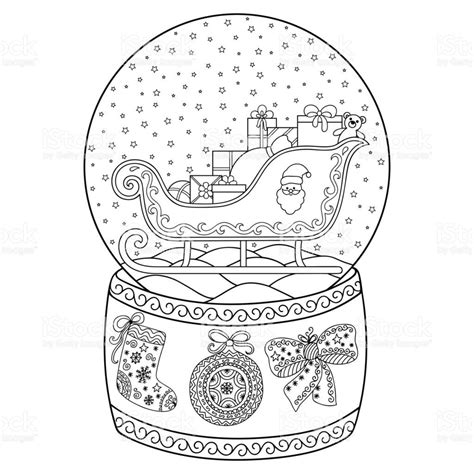 Is your child asking for a snow globe? Ähnliches Foto (With images) | Christmas coloring sheets ...