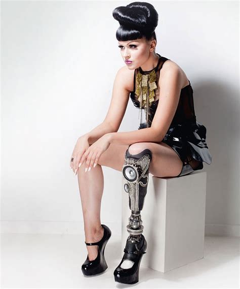 Worlds First Amputee Model And Pop Singer Shows Off Her Futuristic Leg Prosthetics In Her New