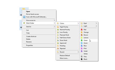 Create Folders Of Different Colors In Windows Folder Marker Blog