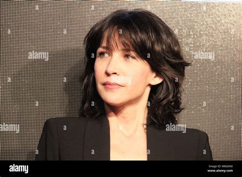 French Actress Sophie Marceau Poses During A Celebration Event For The