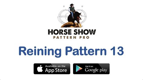 Horse Show Pattern Pro Aqha Apha And Nrha Reining Pattern 13 Youtube