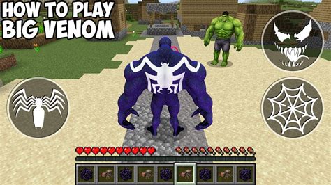 How To Play Big Venom In Minecraft Spider Man Realistic Superheroes