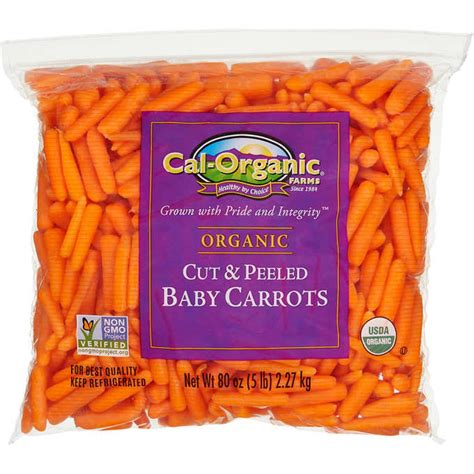 Carrots Organic Mini 5 Lbs