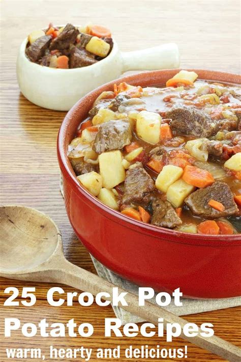 We top it with bacon, cheese and green onions but you could add whatever you want! 25 Crock Pot Potato Recipes that are Hearty and Delicious ...