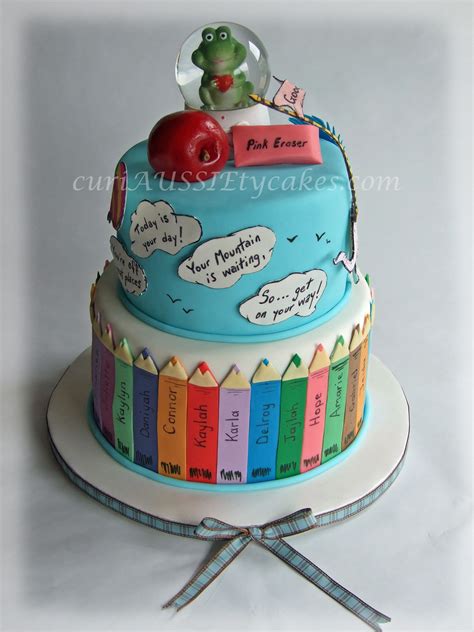 Since then i got so many orders from i had been searching for a graduation cake/cupcake idea for over a month. Pin on Dr Seuss teachers cake