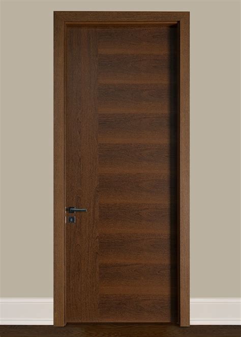 Interior Door Custom Single Wood Veneer Solid Core With Natural
