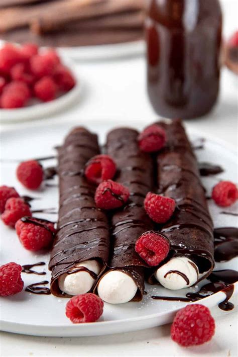 Perfect Chocolate Crepes The Flavor Bender
