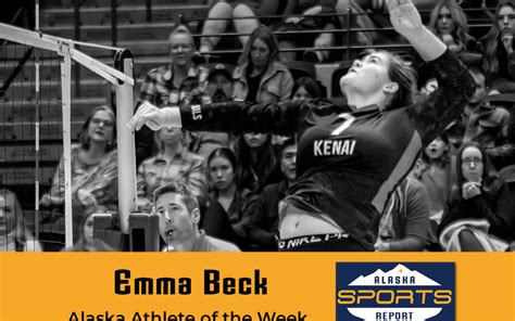Kenai Volleyball Star Emma Beck Named Alaska Athlete Of The Week Alaska Sports Report