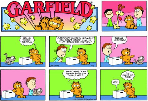 Garfield Daily Comic Strip On January 10th 1982 Garfield Pictures