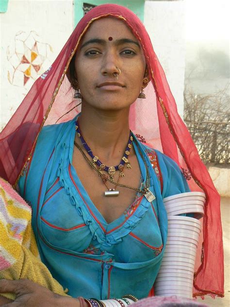 Indian Village Girlbold To Camera Black Beauty Women Beautiful