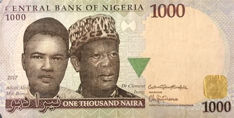 The term bit is a unit being used to represent. 1000 Naira - Nigéria - Numista