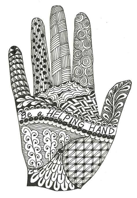 Download and print these easy zentangle patterns for beginners. Marianne's Musings: Hand Zentangle | Zentangle drawings, Zentangle patterns, Zentangle designs