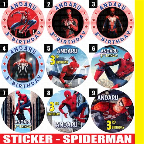 Kali ini, kamu dapat menempatkan teh herbal di kotak yang elegan seperti desain box produk di bawah ini. 25+ Inspirasi Keren Stiker Ulang Tahun Anak Spiderman ...