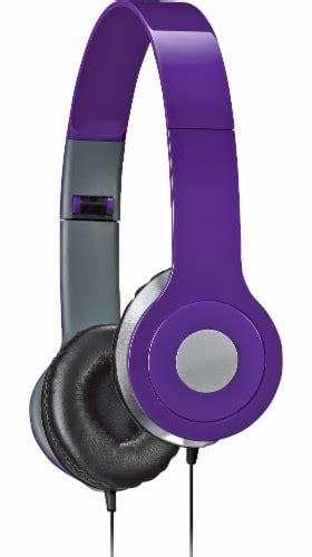 Ilive Iah54 On Ear Headphones Purple 1 Ct Kroger