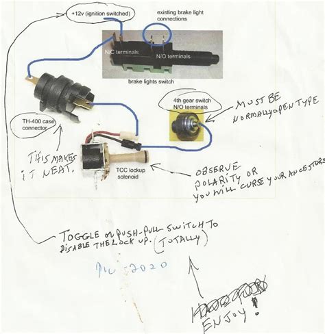 700r4 Lockup Wiring Toggle Switch