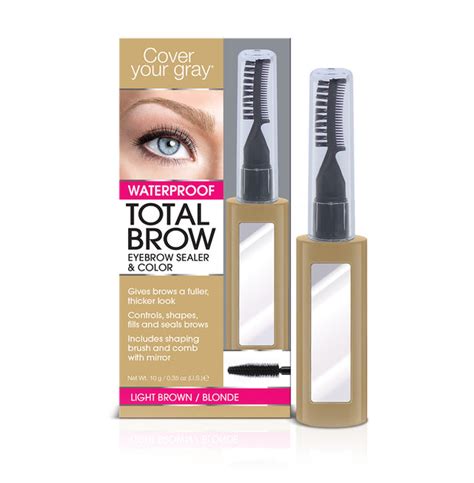 Cover Your Gray Total Brow Eyebrow Sealer And Color Cover Your Gray