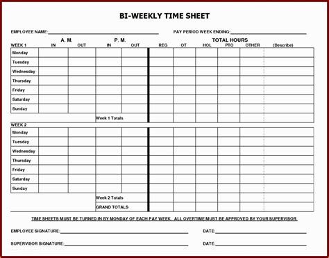 Free Timesheet Template Excel Of Time Sheet Template For Excel