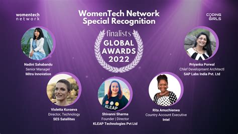 Wtga 2022 Finalists Womentech Network Special Recognition Women In