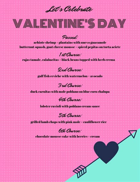 With a rich, floral wreath flanking the bottom of your menu, and a calligraphy menu header. Valentine's Day Dinner - Supper Friends