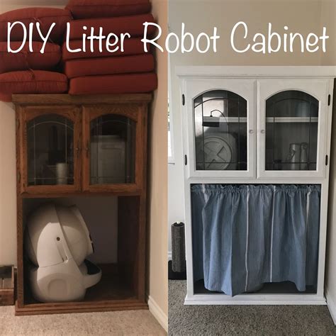 If you have that kind of money to spend on a litter box, skip the cabinet and go straight for the robot litter box! CURTAINS BB | Litter robot, Cat patio, House rental