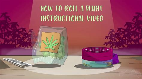 How To Roll A Blunt Instructional Animated Video Youtube