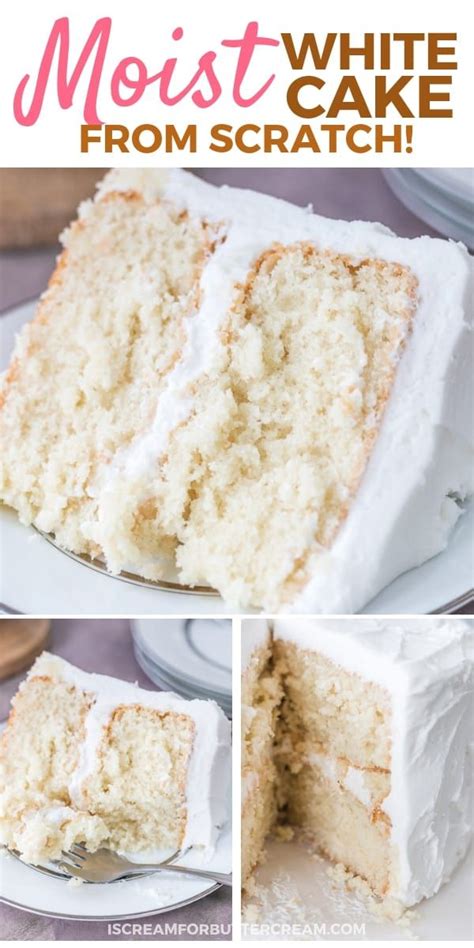 Preheat oven to 350 degrees. Moist White Cake | Recipe | Homemade cake recipes ...